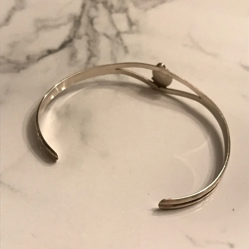Vintage Turquoise Sterling Cuff Bracelet